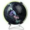3D-palapeli pallo Star Globe hehkuu pimeässä