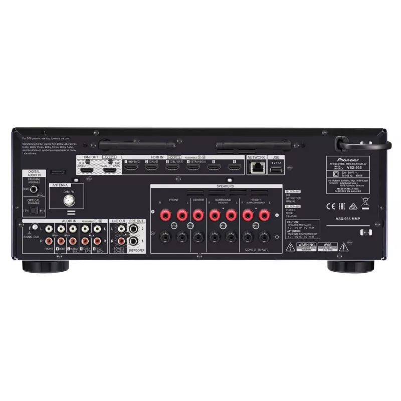 Pioneer VSX-935-B kotiteatterivastaanotin musta