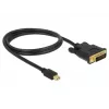 Videokaapeliadapteri DeLOCK 83988 Mini DisplayPort DVI-D:hen 1m