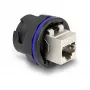 DeLOCK 67048 RJ45 Cat.6A upotettava liitäntä / liitin, musta