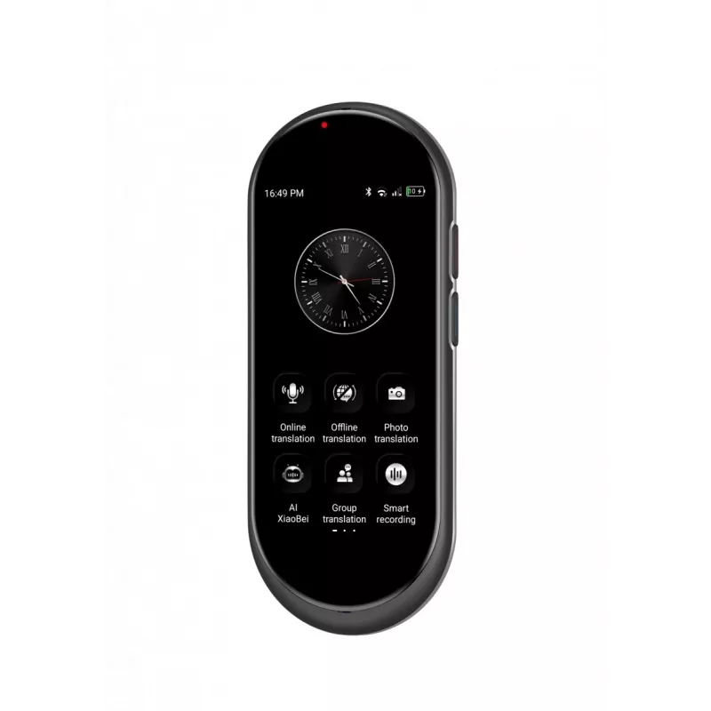 Kannettava puheentulkki MAXCOM MT100 4G, monikielinen puheentulkkaus, kompakti käsilaite