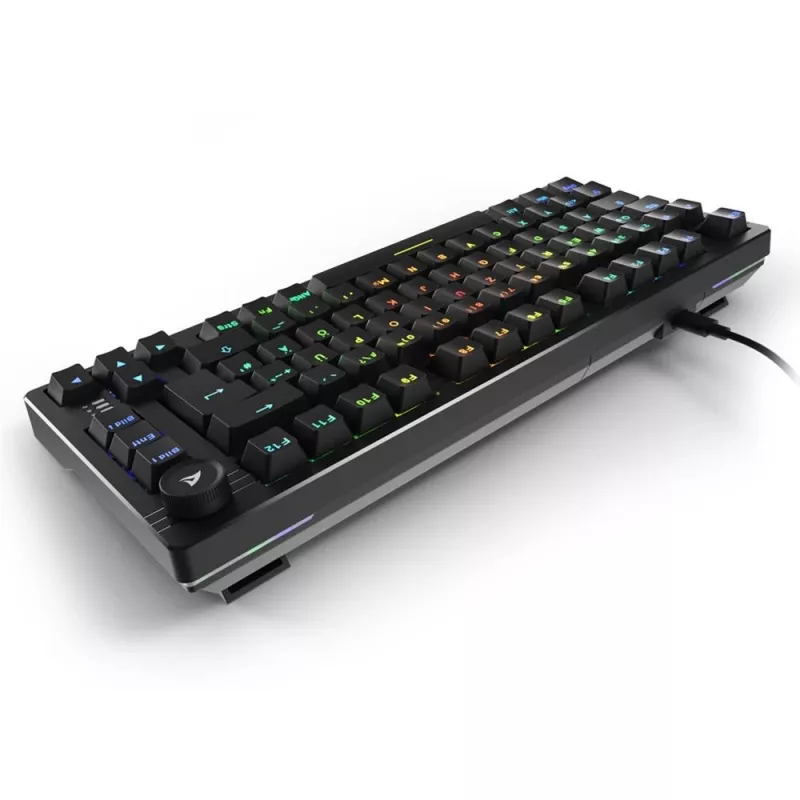 Sharkoon SGK25 näppäimistö Home USB QWERTZ saksa musta 75% RGB LED