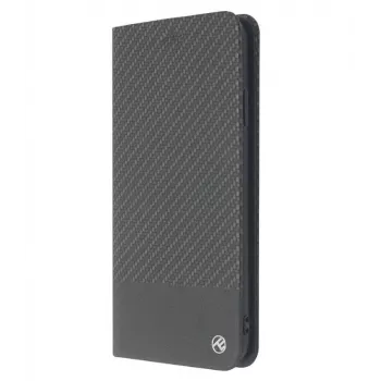 Puhelimen kirjakotelo Tellur Carbon iPhone XS:lle – musta