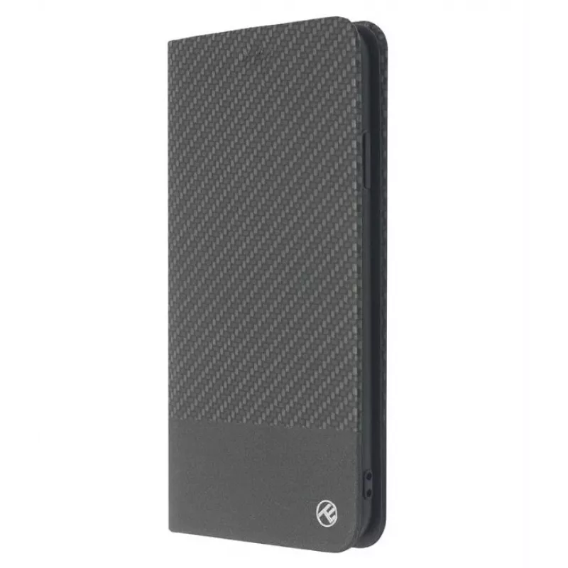 Puhelimen kirjakotelo Tellur Carbon iPhone XS:lle – musta