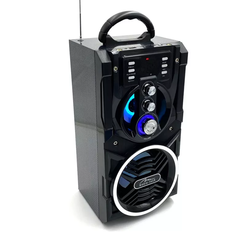 Stereo-kannettava kaiutin Media-Tech PARTYBOX BT MT3150 musta