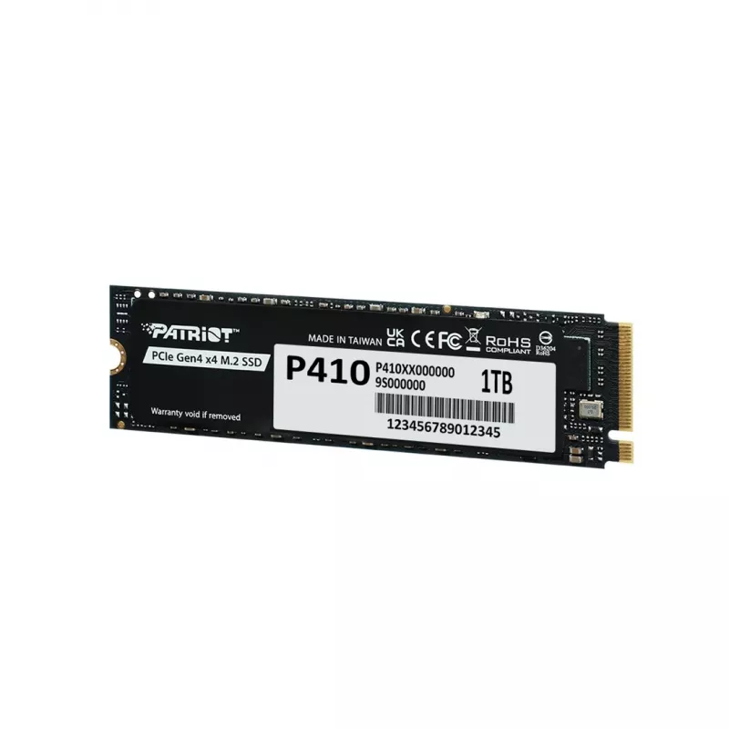 SSD-asema PATRIOT P410 1 TB M.2 NVMe, 5 Gbit/s, 1000 GB