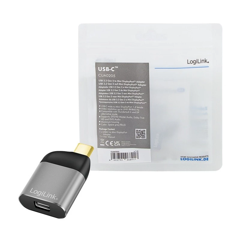 USB Type-C -sovitin mDP/B, 8K