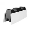 Latausasema FIXED FIXPS5-DCC-BW PlayStation 5:lle johdollinen musta valkoinen