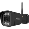 Foscam V8P ulkokäyttöön tarkoitettu bullet-WiFi-kamera, 8 MP 4K (3840x2160), kaksikaistainen WiFi, valonheitin, sireeni, yönäkö, musta