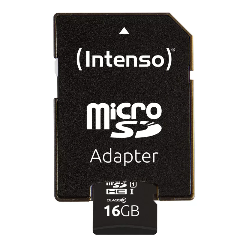 Flash-muisti Intenso 16GB microSDHC UHS-I Class 10