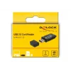 Kortinlukija DeLOCK Mini USB 2.0 SD- ja micro-SD-paikalla