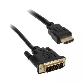 Videokaapeliadapteri Akasa AK-CBHD06-20BK 2m DVI-D HDMI musta