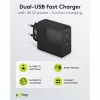Sisälaturi Goobay 61757 pikalataus USB Type-C 2 porttia musta