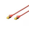 Verkkokaapeli Digitus CAT 6A S/FTP RJ-45 Cat6a 2m punainen