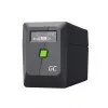 Green Cell USV Line-Interactive 6,5 kVA, 360 W, 2 AC-lähtöä, 12 V 7 Ah VRLA, USB, torni, musta