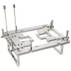 Mini-bench table -kotelo Streacom BC1 Mini V2 hopea — kompakti open-frame-kehys