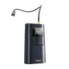 Baseus PrimeTrip VA1 kannettava rengaspumppu, 75 W, 2-in-1 taskulampulla ja 6000 mAh varavirtalähteellä, musta
