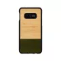 Man and wood -puhelinkotelo SmartPhone Galaxy S10e:lle Bamboo Forest musta