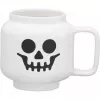 LEGO kahvikuppi SKELETON, 255 ml, valkoinen, kartonkipakkauksessa keramiikkaa, LEGO minihahmon pään muotoinen, - 1 kpl