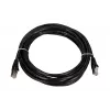 LAN-patchkaapeli Extralink Cat5e FTP 5 m, kupari-kierretty pari, RJ-45–RJ-45, musta