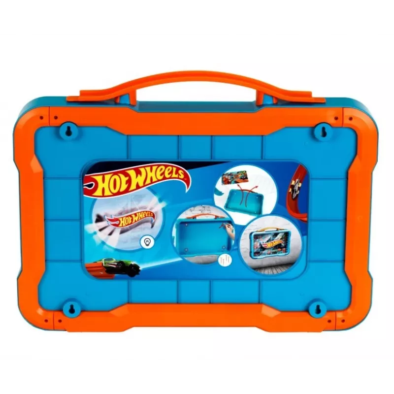 Hot Wheels säilytyslaukku hehkuvalla logolla