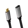 LogiLink USB-kaapeli USB 3.2 Gen 2 CUA0105 0,5 m USB-C musta harmaa