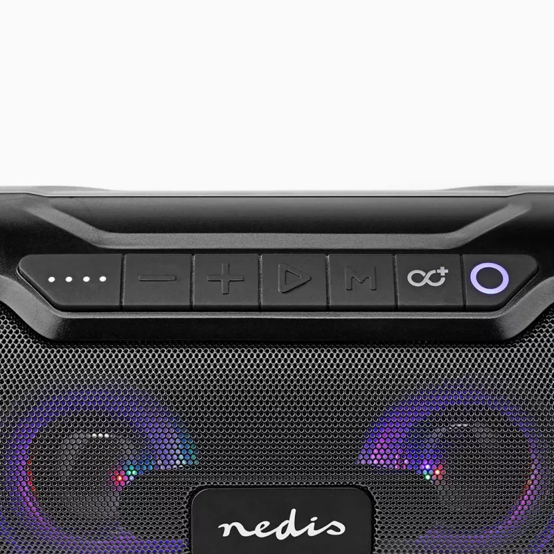 Nedis SPBB310BK kannettava/juhlakaiutin stereo kannettava kaiutin musta 36 W