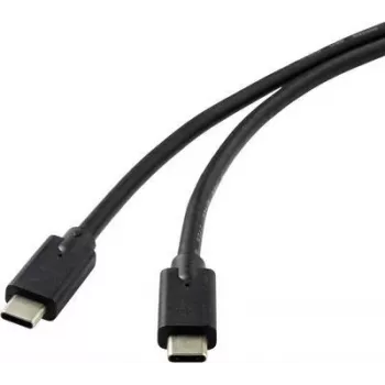 Renkforce RF-4531576 USB-kaapeli 2 m USB 3.2 Gen 2 (3.1 Gen 2) USB-C musta (RF-4531576)