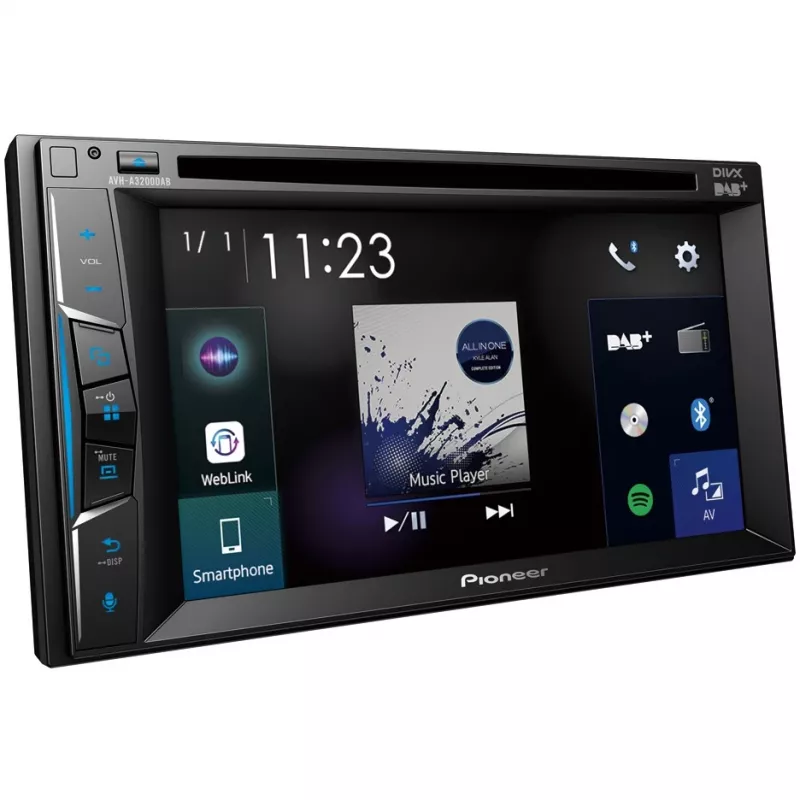 Car Media Receiver Pioneer AVH-A3200DAB musta