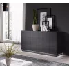 Cama Sideboard 2D REJA grafiitinharmaa kiiltävä/grafiitinharmaa kiiltävä