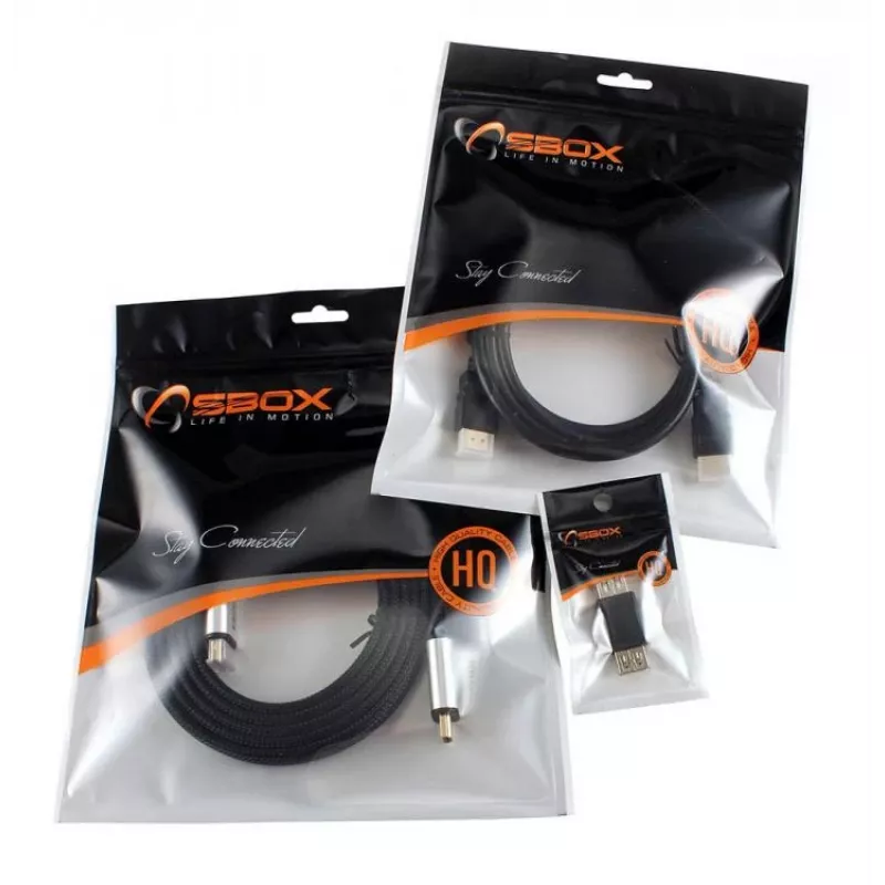 USB A naaras – Micro USB uros kaapeli SBOX 0,1 m