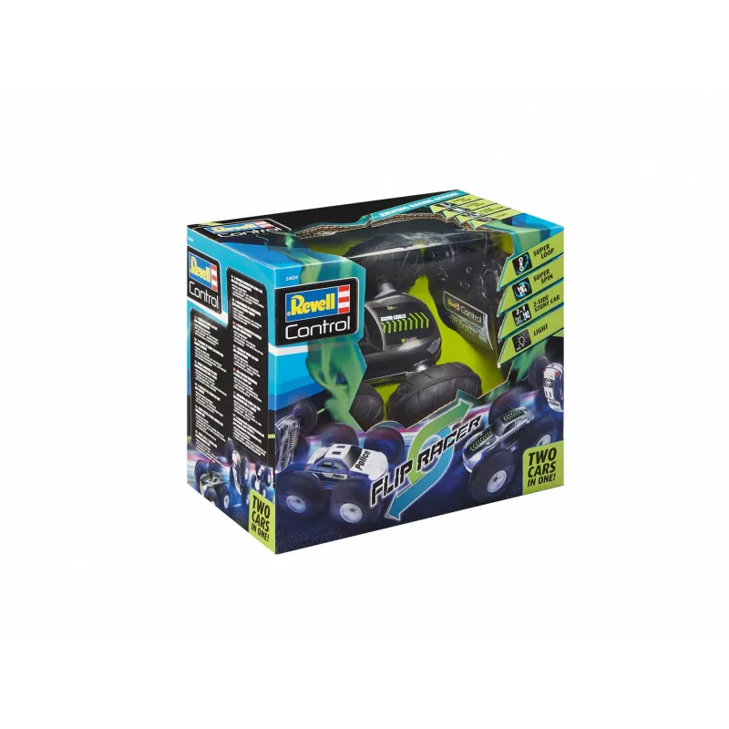 Revell Control 24634 Stunt Car FlipRace aloittelijan sähkö-RC-monsteriauto nelivedolla (24634)