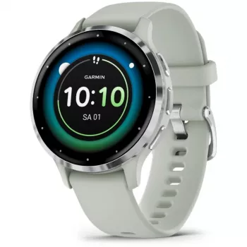 Garmin Venu 3S 3,05 cm (1,2 tuumaa) AMOLED 41 mm digitaalinen 390 x 390 pikseliä kosketusnäyttö harmaa, hopea Wi-Fi GPS (satelliitti)
