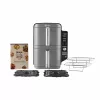 Ninja SL400EU friteerauslaite Double 9,5 L 2470 W kiertoilmakypsennin musta, harmaa