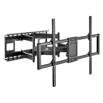 Maclean MC-482 TV-seinäteline 60-120 tuuman litteille ja kaareville televisioille enintään 120 kg, VESA 900x600, käännettävä, kallistettava ja kierrettävä, yleinen TV-teline