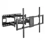 Maclean MC-482 TV-seinäteline 60-120 tuuman litteille ja kaareville televisioille enintään 120 kg, VESA 900x600, käännettävä, kallistettava ja kierrettävä, yleinen TV-teline