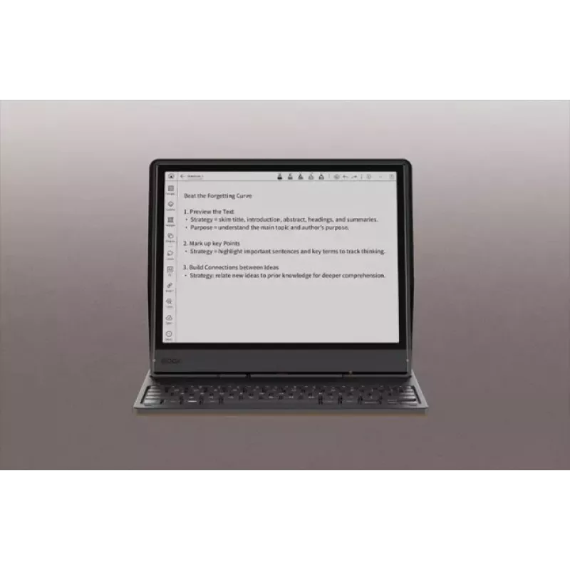 Onyx Boox Note Air 5 C magneettinen suojakotelo näppäimistöllä, ruskea, OCV0520R