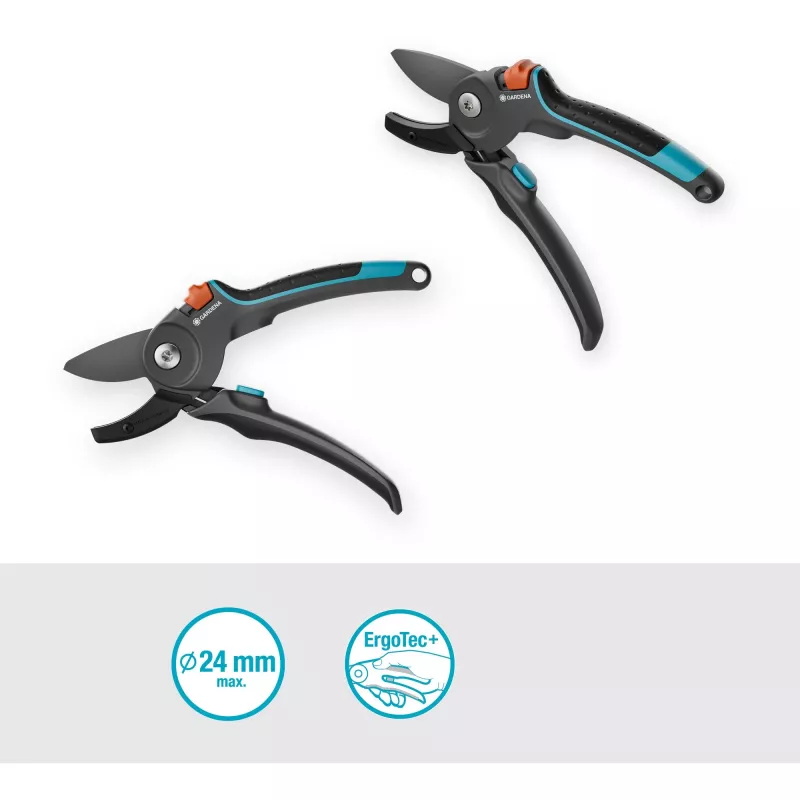 GARDENA PremiumCut Flex 12250-20 -puutarhasakset ergonomisella kahvalla ja kevytrakenteella