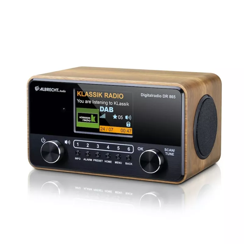 Albrecht DR 865 Senior -digitaaliradio (avattu pakkaus)