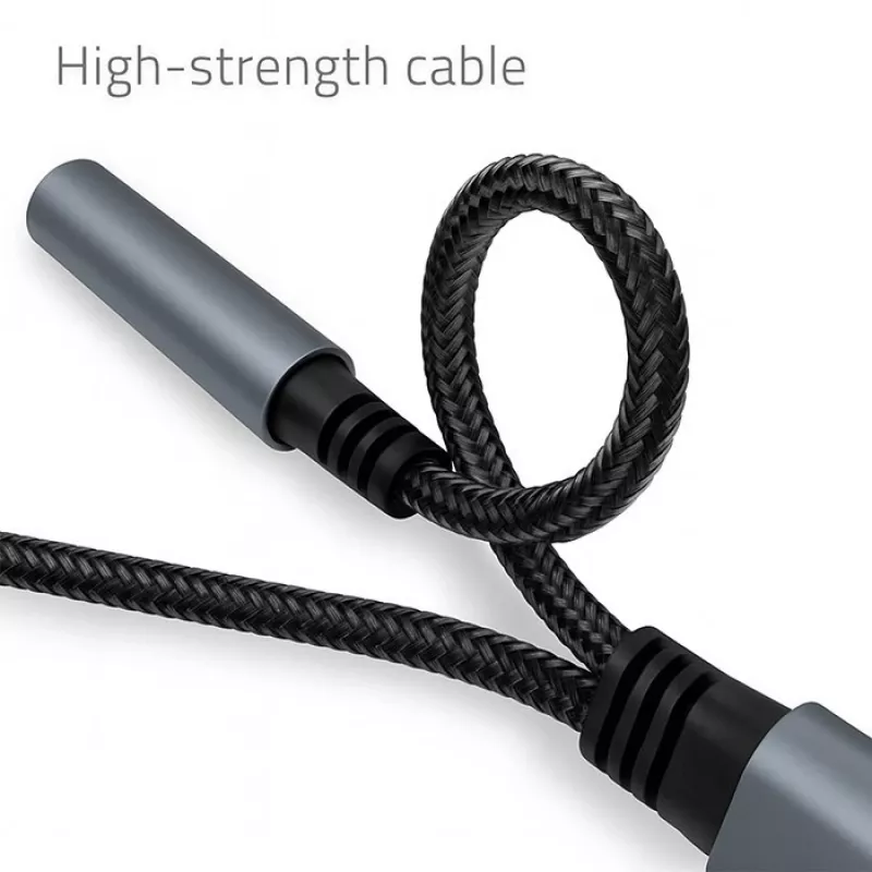 Adapteri 2in1 USB-C USB-C:hen ja 3,5 mm liitäntään PD 15W