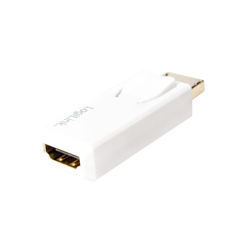 Kaapelin sukupuolenmuunnin LogiLink CV0100 DisplayPort HDMI valkoinen