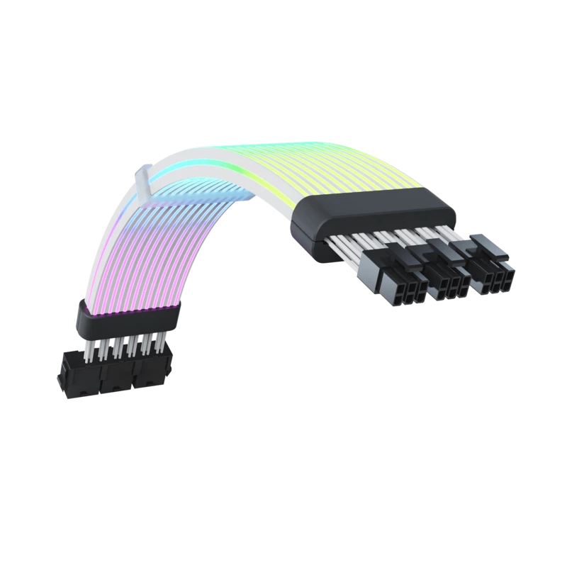 Gamemax | virtalähteen jatkokaapeli | VGA 3x8PIN-B | musta