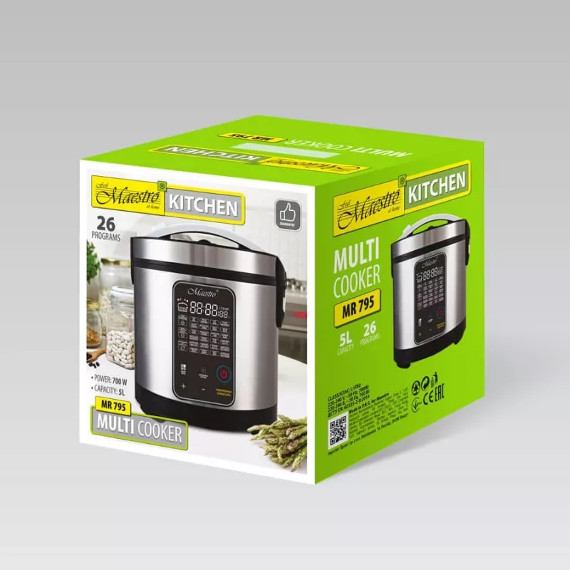 MULTICOOKER MAESTRO MR-795 26 ohjelmaa, 700 W