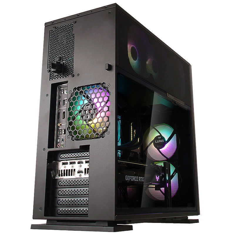 Tietokonekotelo In Win IW-CS-515BLK-1AL120 Midi-Tower musta