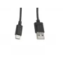 Kaapeli Lanberg CA-USBO-10CC-0010-BK (USB 2.0 uros - USB 2.0, USB, Type-C uros, 1m, musta) (CA-USBO-10CC-0010-BK)