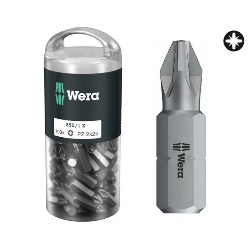 Ruuvimeisselin kärkisarja Wera 855/1 Z DIY 100 SiS