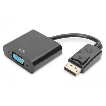 Assmann DisplayPort-sovitinjohto, DP - HD15 M/F, 0,15 m, lukituksella, DP 1.1 -yhteensopiva, UL, sininen, ilman suojausta, 32AWG (AK-340410-001-S)
