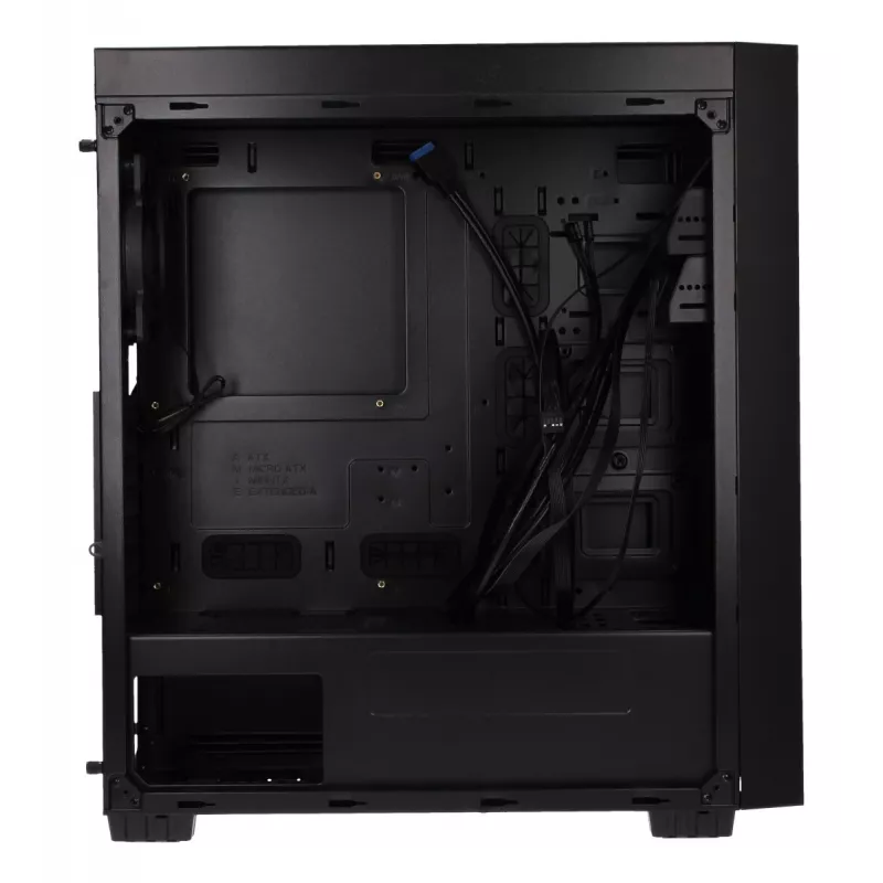 Gembird Fornax K500 ATX-tietokonekotelo, midi-torni, musta