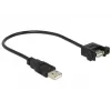 USB-kaapeli DeLOCK 85462 USB 2.0 0,25 m musta