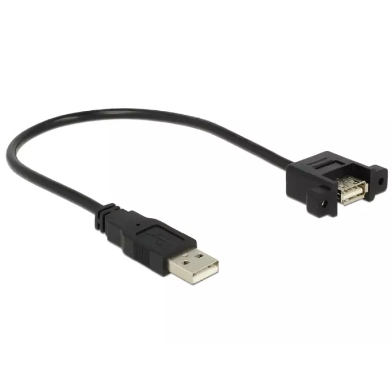 USB-kaapeli DeLOCK 85462 USB 2.0 0,25 m musta